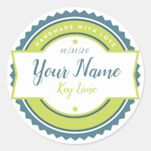 Bakery Label Kitchen Sticker Key Lime