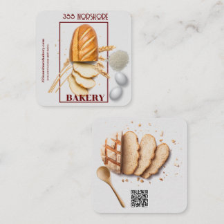bakery modern business card