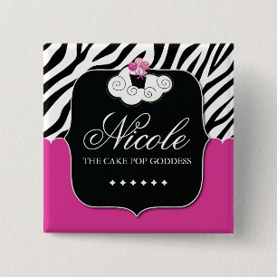 BAKERY NAME TAG 15 CM SQUARE BADGE