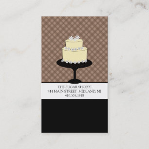 Bakery or Cake Designer Business Cards