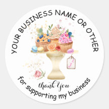 Bakery Packaging Stickers