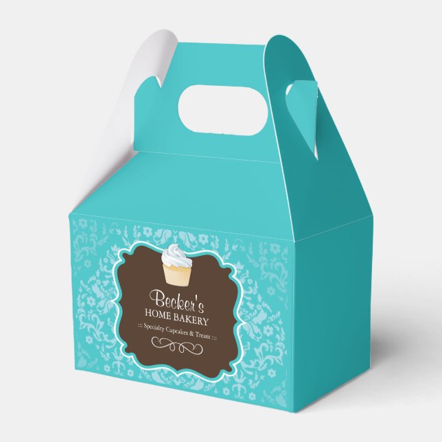 Bakery Packaging Stickers Favour Box (Front Side)