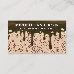 Bakery   Pastries   Dessert Business Card