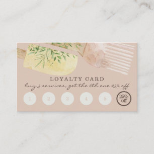 Bakery Pastry Chef Bakers Tools Loyalty Punch Business Card