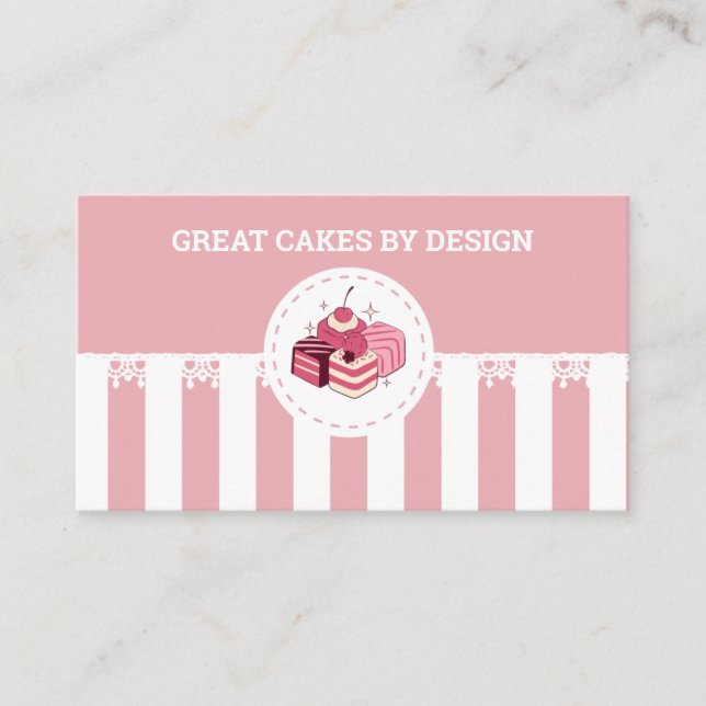   Bakery Pastry Chef Business Card (Front)
