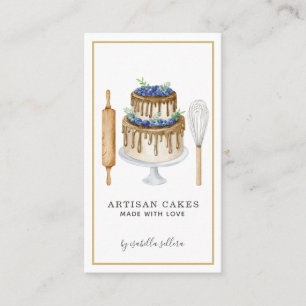 Bakery Pastry Chef Cake And Baking Utensils  Business Card