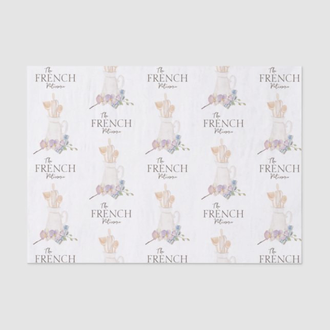 Bakery Patisserie Cafe Business Tissue Paper (Front)