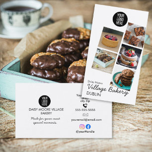 Bakery Photo Portfolio Business Branding Card