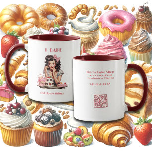 Bakery Pin-Up Girl Cakes and Pastries Mug