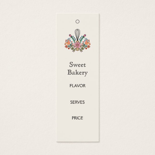 Bakery Price Tag (Front)