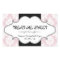 Bakery Product Labels Pink Damask Round Stickers