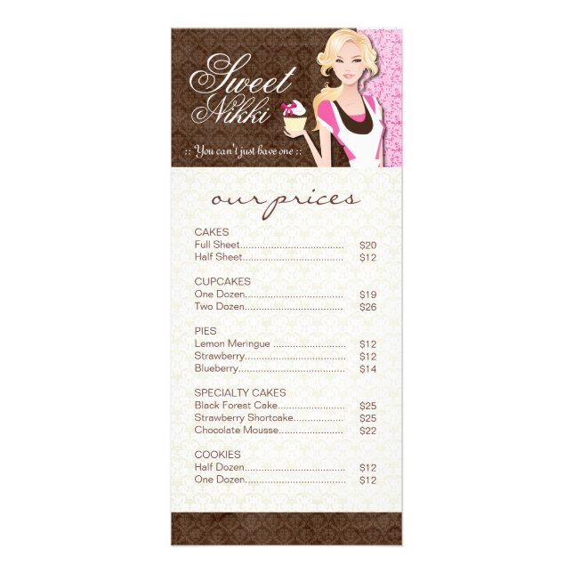 Bakery Rack Card (Front)