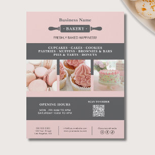 Bakery Rolling Pin Business Marketing Flyer