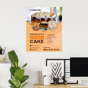 Bakery Services Custom Poster