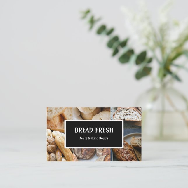 Bakery Shop Business Card (Standing Front)