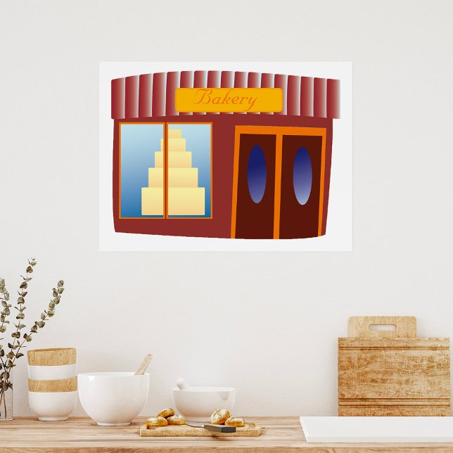 Bakery Shop Front Cake Store  Poster (Creator Uploaded)