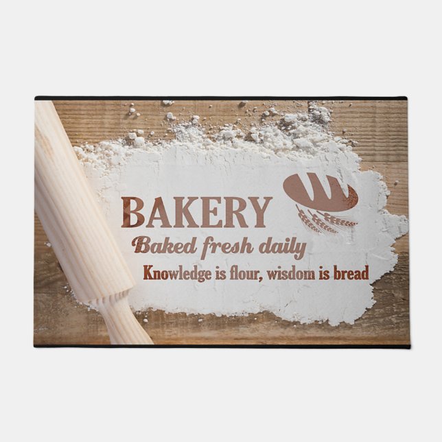 Bakery Store Doormat, Bakery Entrance Doormat (Front)