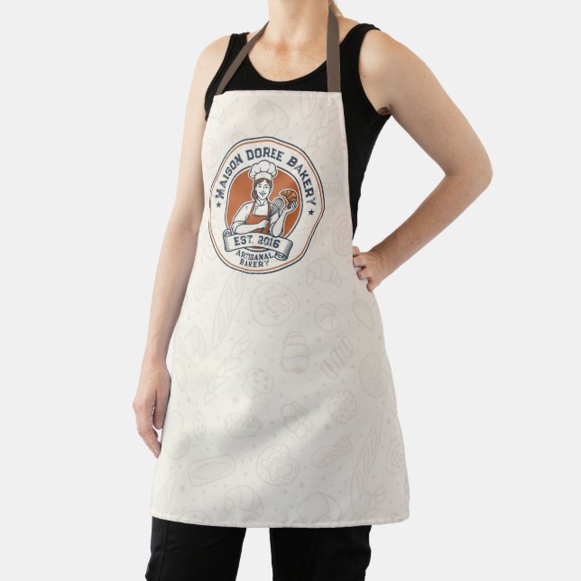 Bakery Store Pastry Chef Dessert Sweets Cake Baker Apron (Insitu)