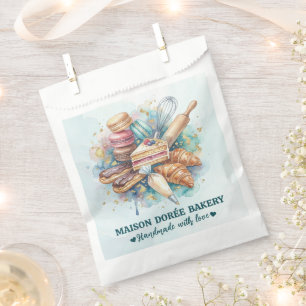 Bakery Store Pastry Chef Dessert Sweets Cake Baker Favour Bags
