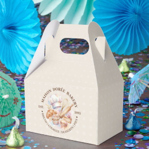 Bakery Store Pastry Chef Dessert Sweets Cake Baker Favour Box