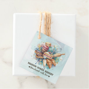 Bakery Store Pastry Chef Dessert Sweets Cake Baker Favour Tags
