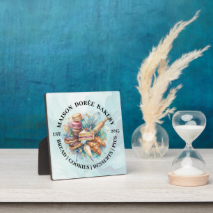Bakery Store Pastry Chef Dessert Sweets Cake Baker Plaque