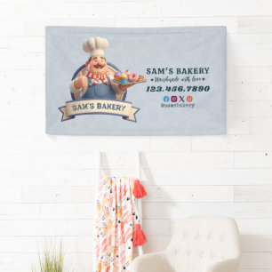 Bakery Store Pastry Chef Desserts Sweets Cake Shop Banner
