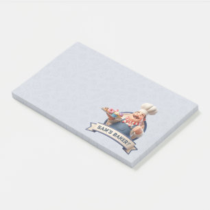 Bakery Store Pastry Chef Desserts Sweets Cake Shop Post-it Notes
