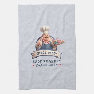 Bakery Store Pastry Chef Desserts Sweets Cake Shop Tea Towel