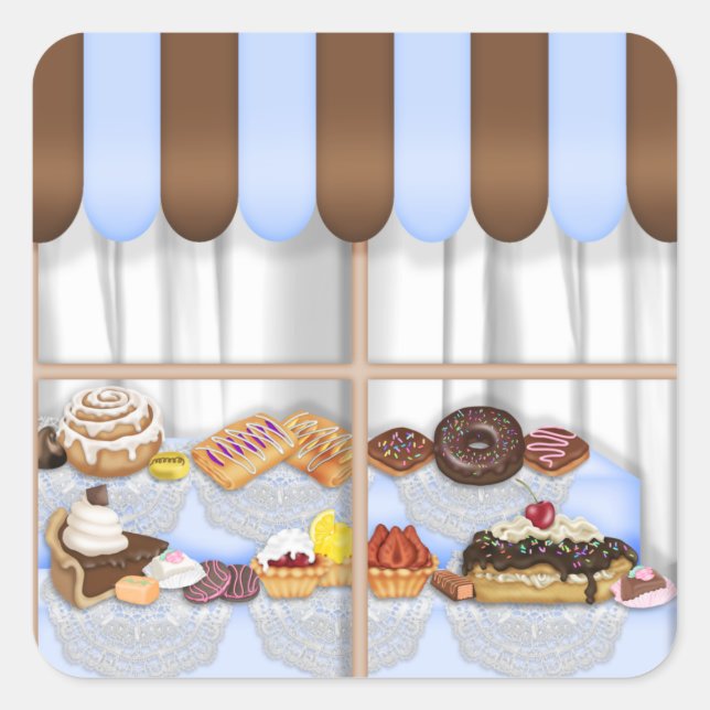 Bakery Sweet Treat Food Sticker (Front)