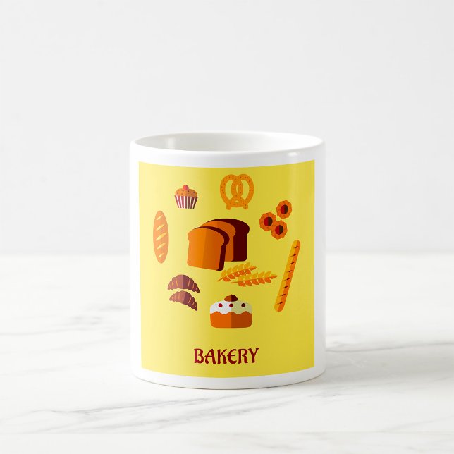 Bakery Themed Bread Pastries and Sweets  Coffee Mug (Creator Uploaded)