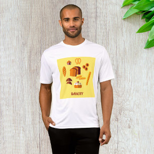 Bakery Themed Bread Pastries and Sweets  T-Shirt
