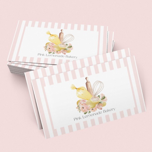 Bakery Utensils Bouquet Business Card (Creator Uploaded)
