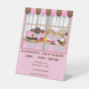 Bakery Window Business Pedestal Sign
