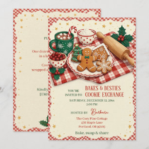 Bakes & Besties Cookie Exchange Invitation
