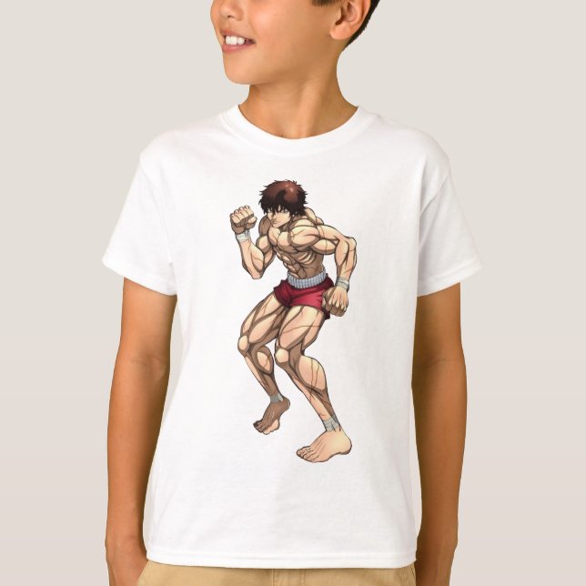 Baki the Grappler Fierce Combat T-Shirt (Front)