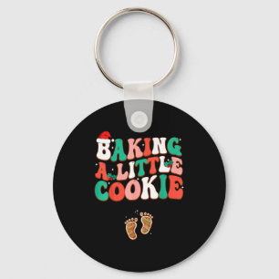 Baking A Little Cookie Cute Christmas Pregnancy An Key Ring