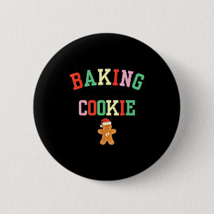 Baking A Little Cookie Pregnant Christmas Mom To B 6 Cm Round Badge