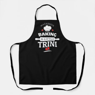 Baking a Little Trini Pregnancy Gift Apron