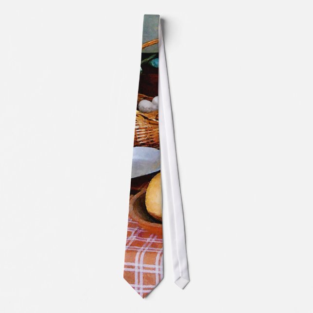 Baking a Squash and Pumpkin Pie Tie (Front)