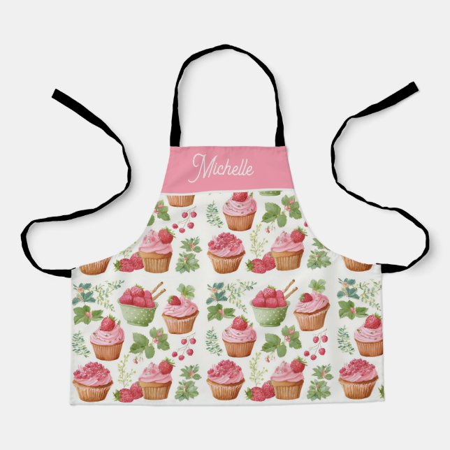 Baking Apron Kids Personalised with Name (Front)