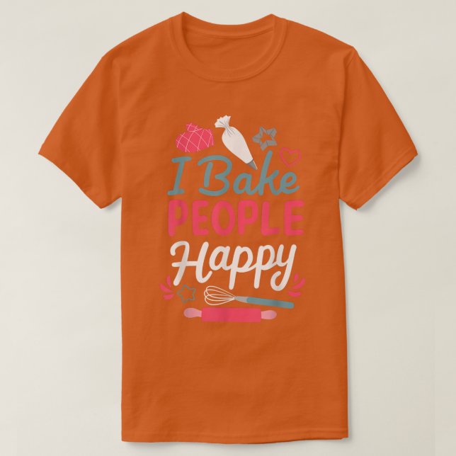Baking Baker Bakery Confectioner Cake  T-Shirt (Design Front)