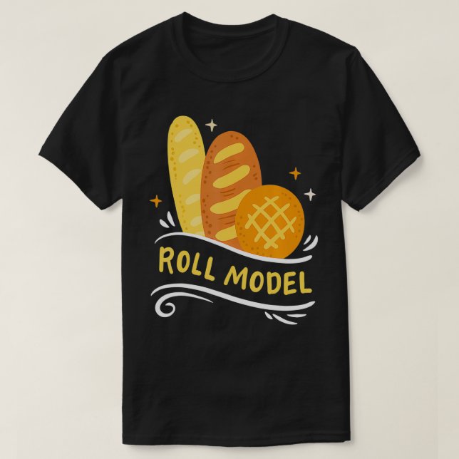 Baking Baker Bread Roll  T-Shirt (Design Front)