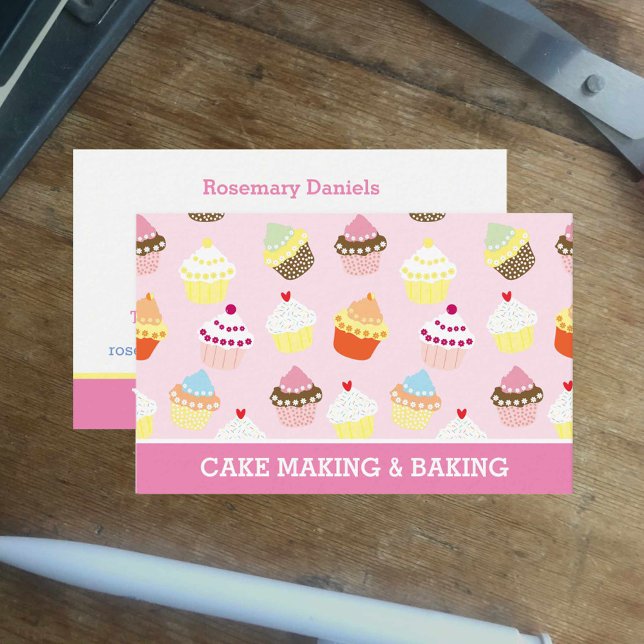 Baking & Cake Making Calling Card. Business Card (Creator Uploaded)