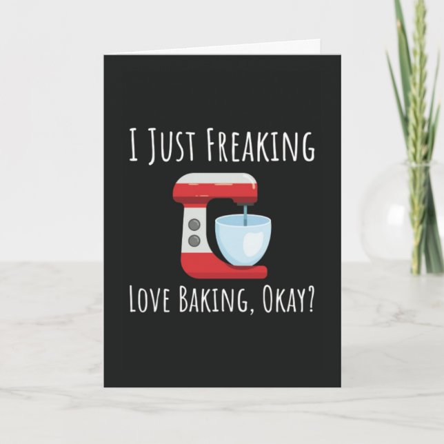 Baking Cards Baker Bakery Cook Pastry Chef Food (Front)