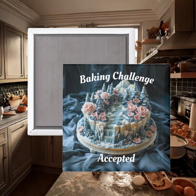 Baking Challenge Accepted Magnet (Creator Uploaded)