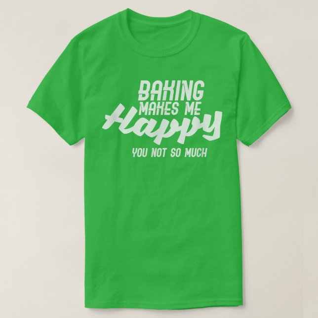Baking Chef profession food T-Shirt (Design Front)