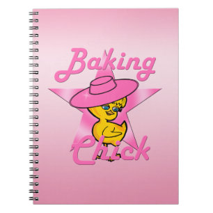 Baking Chick #8 Spiral Notebook