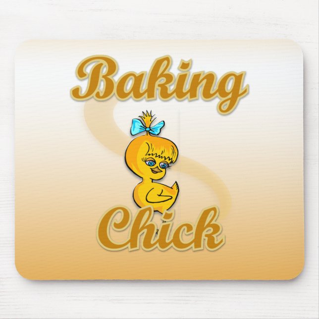 Baking Chick Mouse Pad (Front)