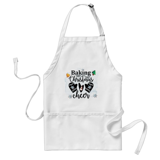 Baking Christmas Cheer Standard Apron (Front)